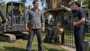 The HOA Chairman Brought Machinery To Crush My Child’s Treehouse, But He Crossed The Wrong Line