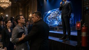 The Engineer in the Mechanic Uniform Destroyed the Gala After His Name Was Erased From the Machine