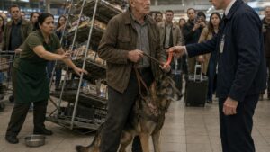 The Airline Employee Reached for His Dog’s Leash—Then the Whole Terminal Saw Why He Couldn’t Let Go