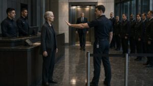 The Young Guard Called Her a Civilian Risk Before the Secretary Opened the Door