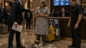 They Emptied Maria’s Bag in the Hotel Lobby, Then the Camera Emptied Mark’s Lies