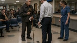They Called Him Confused Until His Folded VA Paper Showed What He Was Carrying