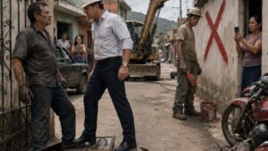 El mecánico viudo que protegió la última pared de su esposa contra una demolición falsa