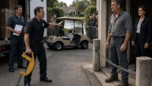 He Blocked My Garage Delivery, Then I Signed the Receipt on His Ruined Golf Cart