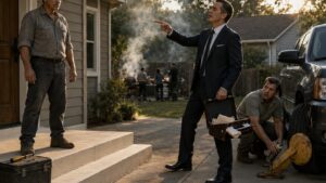 The Day the HOA Lawyer Crossed Raymond’s Porch Line and Ruined Himself