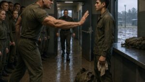 The Quiet Recruit Who Dropped the Barracks Bully and Refused His Brother’s Protection