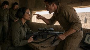 The Lieutenant Called Her Too Afraid to Shoot Until One Hole Exposed His Command