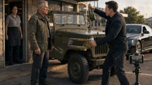 The Influencer Threatened His Ranger Jeep, Then Thousands Recognized the Silent Man Inside