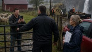 The HOA Locked His Farm Gate While the Cliff Fence Was Already Coming Down