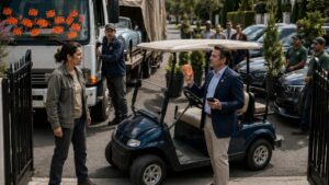 She Signed the Police Chief’s Classic Car Delivery on the HOA Vice President’s Crushed Golf Cart
