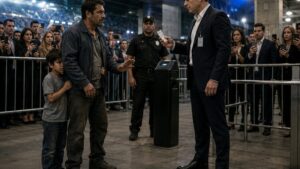 El padre taxista al que le rompieron la entrada de su hijo frente a la puerta VIP