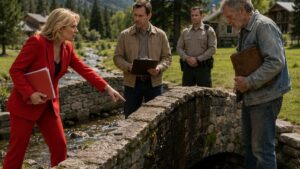 She Put A $350 Bridge Fine In His Hands And Said The Creek Was Hers