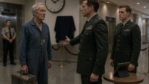 They Treated the Old Man in Blue Like Maintenance, Until the Hallway Remembered His Name