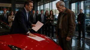 The Rich Neighbor Put A Ferrari Repair Bill In Front Of The Old Man And Expected Him To Fold