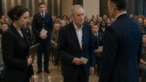 They Told The Old Veteran To Stand In The Back Until His Name Stopped The Room