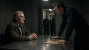 The Old Man Kept His Hands Folded While the Officer Asked Who He Thought He Was