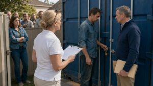 The HOA Called His Backyard Container an Eyesore Until the Doors Opened