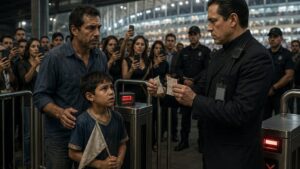 Rompieron la entrada de su hijo pobre en la puerta VIP, pero el boleto roto abrió todo el estadio