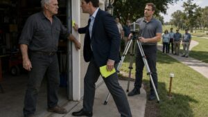 The HOA President Crossed Frank’s Survey Line and Lost the Authority He Never Had