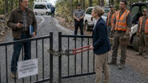 When The HOA Tried To Cut His Gate, They Learned Why That Road Had To Stay Open