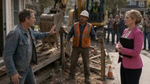 The HOA Sent An Excavator To Tear Down His Wife’s Only Way Back Home