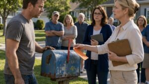 The Blue Mailbox Everyone Wanted Gone Until the Whole Town Remembered Why It Stayed