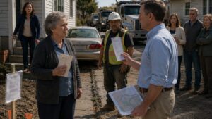 They Paved Over Her Driveway for the New Development, Then Learned Why the Whole Block Needed Her Permission