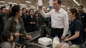 The Single Mother Who Refused To Leave After The Manager Took Her Baby Formula
