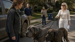 The HOA Vice President Sent Two Starving Dogs at Her, Then Learned Why Rachel Never Ran