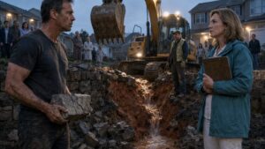 The HOA Tore Down His Father’s Wall Before Dawn, Then the Rain Exposed What It Had Protected