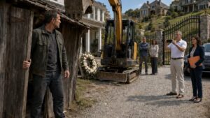 The Neighbor Ordered His Father’s Shed Demolished, Then Learned Who Controlled the Only Road Home