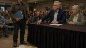 They Silenced the Renter at the HOA Meeting Until His Old Survey Folder Reopened the Land Beneath Them