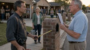 The HOA President Broke His Mailbox Flag, Then One Measurement Changed the Whole Street
