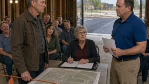 The HOA Laughed at His Old Deed Until Twelve Trucks Entered Their New Clubhouse Lot