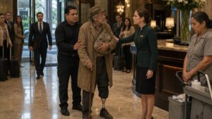El hombre que todos echaron del hotel antes de saber a quién venía a esperar