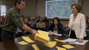 He Scattered the HOA’s Yellow Notices Across the Table, Then Asked Who Had Erased the Farm
