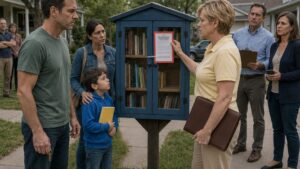 The HOA Ordered Gregory to Remove the Library, but the Empty Shelves Told a Different Story