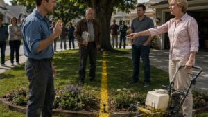 The Yellow Line Across His Lawn Washed Away, but the Boundary Fight Did Not