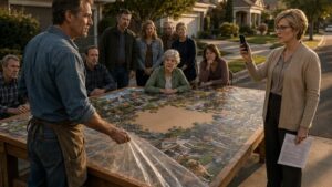 The HOA Ordered Matthew to Remove the Giant Puzzle Before the Neighborhood Finished What His Wife Had Started