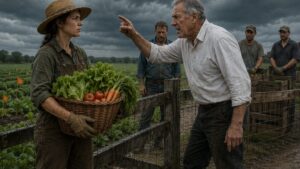 She Carried the Harvest to the Fence, but the Land Was Never His to Take