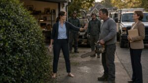 The Morning the HOA Sent Chainsaws, Sarah Found the Missing Money Behind Her Hedges