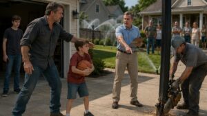 When the HOA Cut Down His Sons’ Basketball Hoop, They Forgot Who Controlled the Water