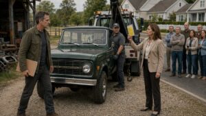 They Tried to Tow His Old Bronco, So He Made the Whole Neighborhood Depend on His Decision