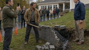 They Tore Down His Wall Over Four Inches—Then the Clubhouse Began Pulling Apart