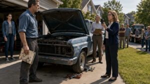 The Truck She Called an Eyesore Carried a Promise the Whole Neighborhood Misunderstood