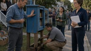 When the HOA Removed His Little Blue Library, the Neighborhood Had to Choose What Belonged