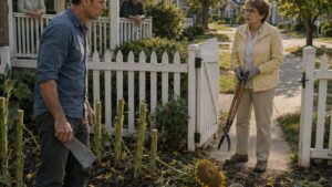 She Cut Down His Mother’s Sunflowers, Then the HOA Learned What Its Silence Had Cost