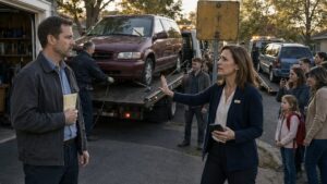 Eleven Minivans Were Towed Before Our Neighborhood Finally Asked Who Had Given Them Permission