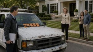 They Kept Ticketing His Old Work Truck Until He Parked It Outside the HOA President’s Perfect Home