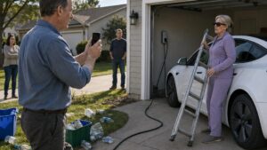 The HOA Board Member Took Over His Empty Garage Until One Locked Door Exposed Them Both